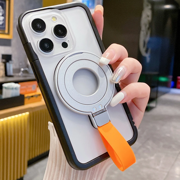 Strong Stand With Strap Bracket iPhone Case