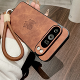 Fashion Maple Leaves Leather PU Google Pixel Case