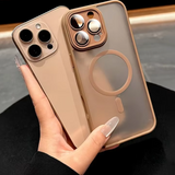 Gold Slim Matte iPhone Case