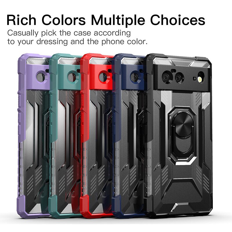 Armor Anti-fall Google Pixel Case with Ring - HoHo Cases