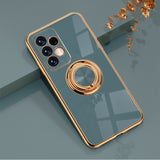 Ring Plating Samsung Galaxy Case - HoHo Cases Samsung Galaxy S21 / Gray