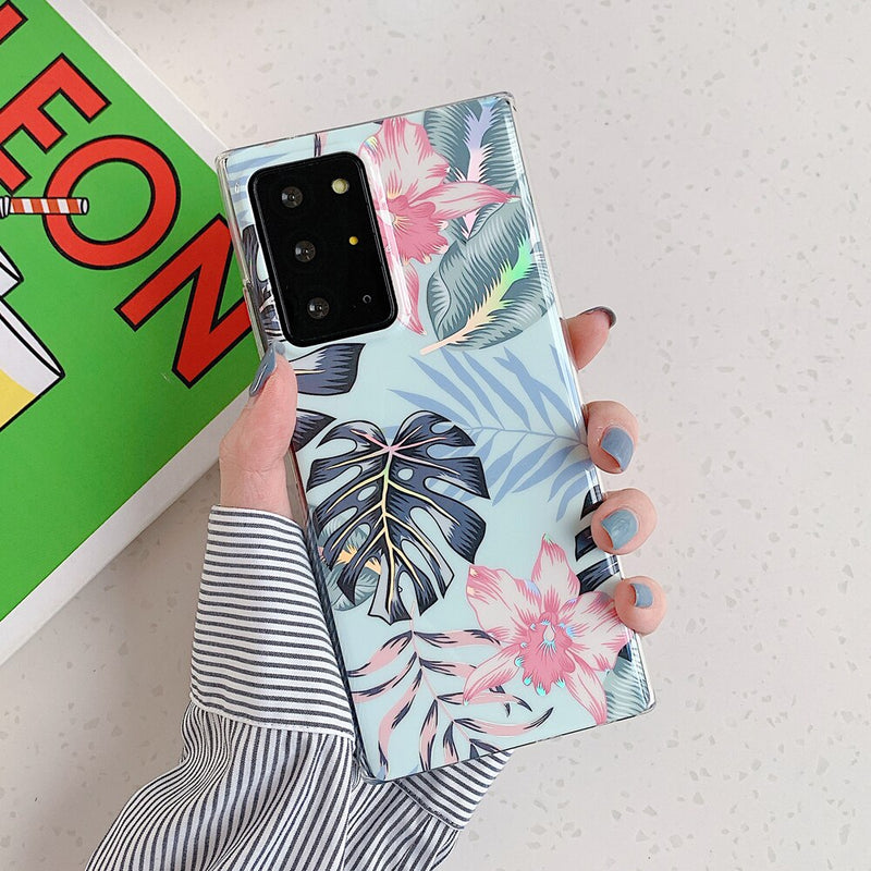 Banana Leaf & Flowers Samsung Case - HoHo Cases
