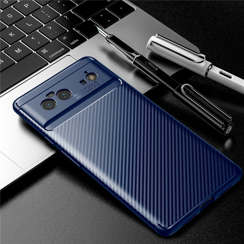 Professional Grade Shockproof Google Pixel Case - HoHo Cases For Google Pixel 6 / Navy Blue