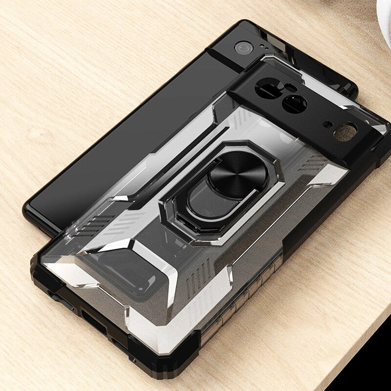 Armor Anti-fall Google Pixel Case with Ring - HoHo Cases