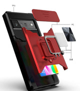 Armor Shockproof Google Pixel Case with Camera Slider - HoHo Cases