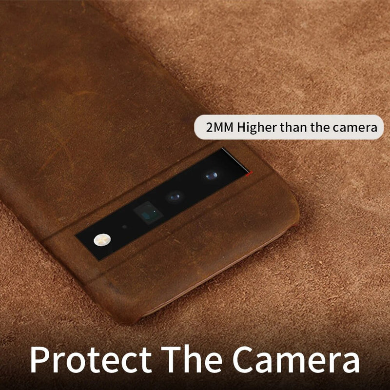 Genuine PULL-UP Leather Google Pixel Case