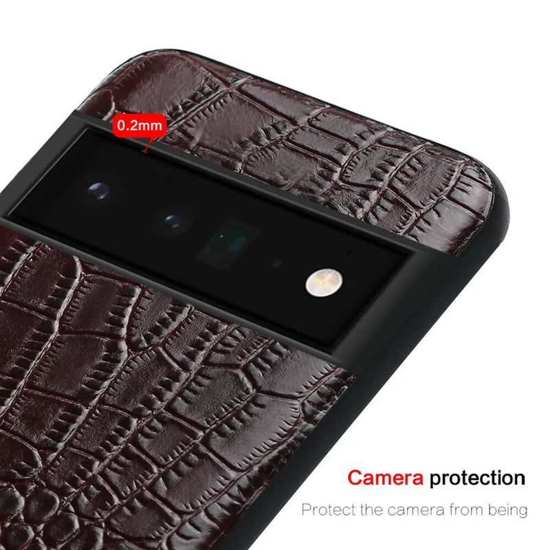 Genuine Cowhide Leather Google Pixel Case