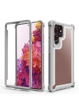 Shockproof Clear Frame Samsung Galaxy Case - HoHo Cases For Samsung Galaxy S20 / Gray