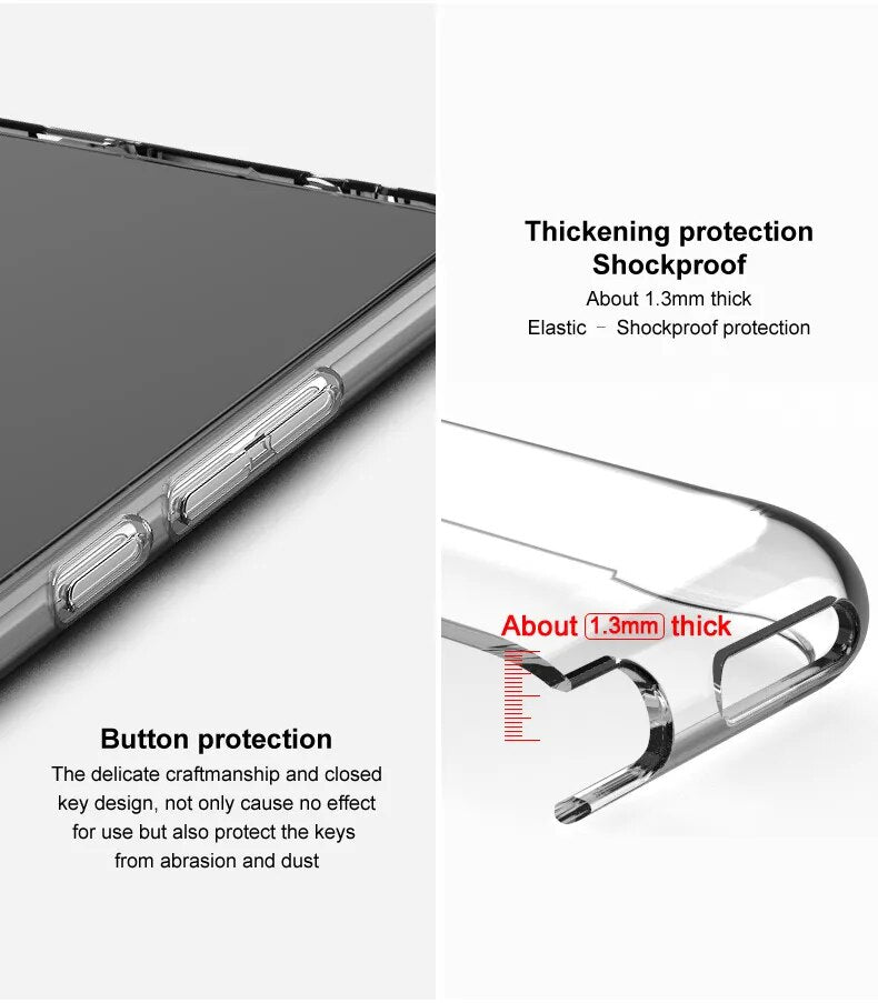 Ultra Thin Soft TPU Clear Google Pixel Case