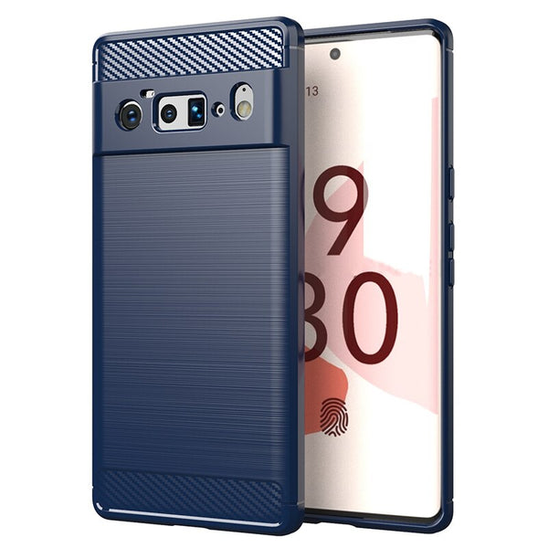 Luxury Shockproof Bumper Google Pixel Case - HoHo Cases For Google Pixel 6 Pro / Blue