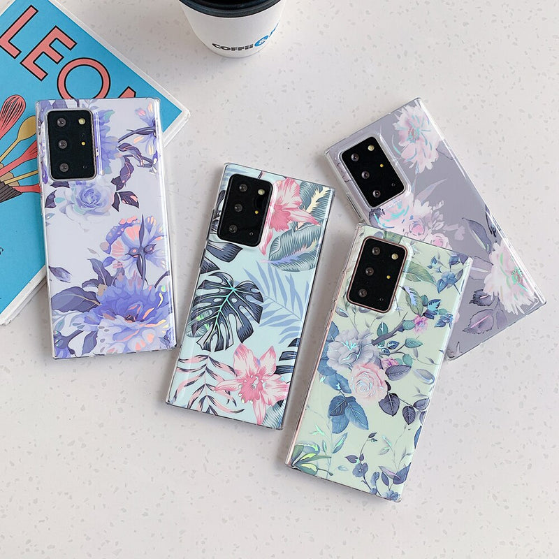 Banana Leaf & Flowers Samsung Case - HoHo Cases