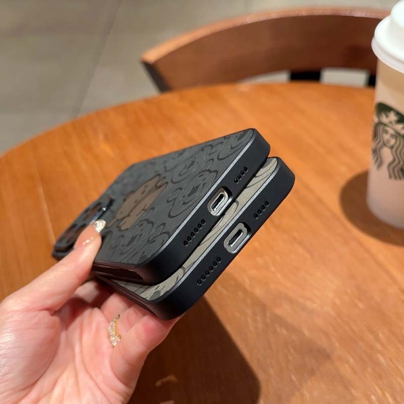 Luxury Bear Laser iPhone Case