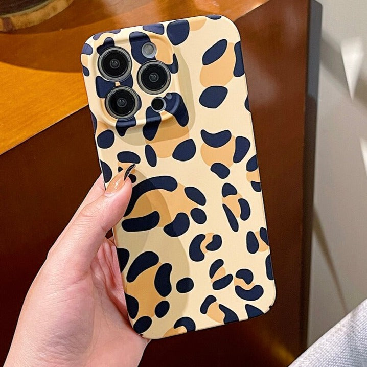 Fashion Leopard-Print Shockproof iPhone Case - HoHo Cases For iPhone X / 9651