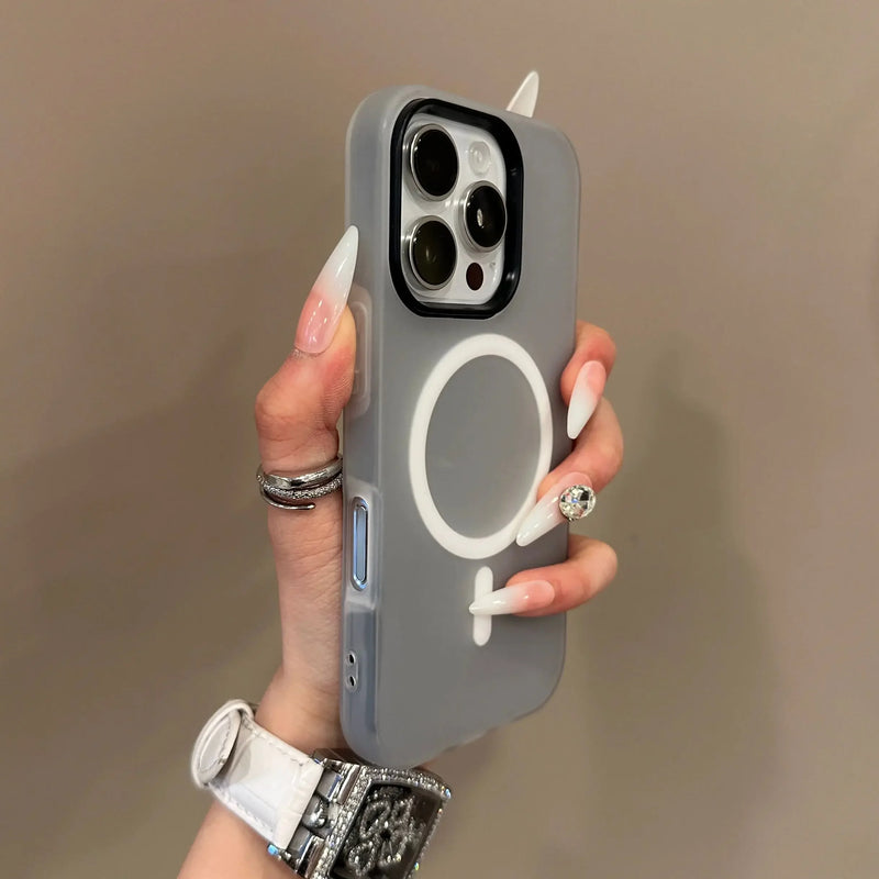 Luxury Candy Color MagSafe Matte iPhone Case