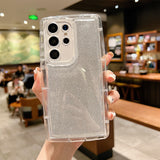 Soft TPU Glitter Transparent Samsung Case