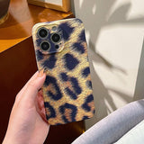 Fashion Leopard-Print Shockproof iPhone Case - HoHo Cases For iPhone X / 9653