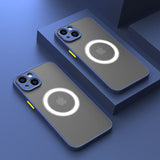 Luxury Magnetic Shockproof Matte iPhone Case