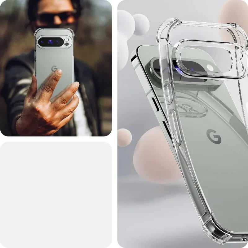 Airbag Anti-knock Transparent Silicone Google Pixel Case