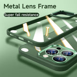 Luxury Metal Armor Transparent iPhone Case - HoHo Cases