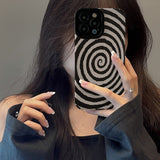 Fashion Spiral-Pattern iPhone Case - HoHo Cases