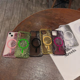 Glitter Liquid Quicksand Magsafe iPhone Case