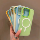 Luxury Candy Color MagSafe Matte iPhone Case