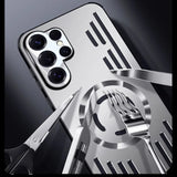 Metal heat dissipation magnetic Samsung Cases