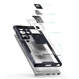 Transparent Magnetic Ring Samsung Galaxy Case - HoHo Cases
