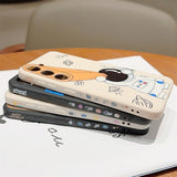 Cute Cartoon Astronaut Samsung Galaxy Case - HoHo Cases