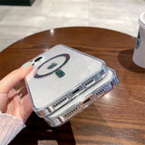 Laser Magsafe Glitter Clear iPhone 15 Cases