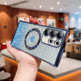 Luxury Heart Plating Samsung Galaxy Case - HoHo Cases For Samsung Galaxy S20 FE / Sierra Blue