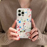 Splashed-Ink Abstract Art Shockproof iPhone Case