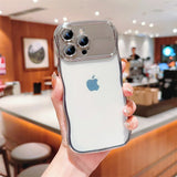Transparent Plating Wave Edge iPhone Case