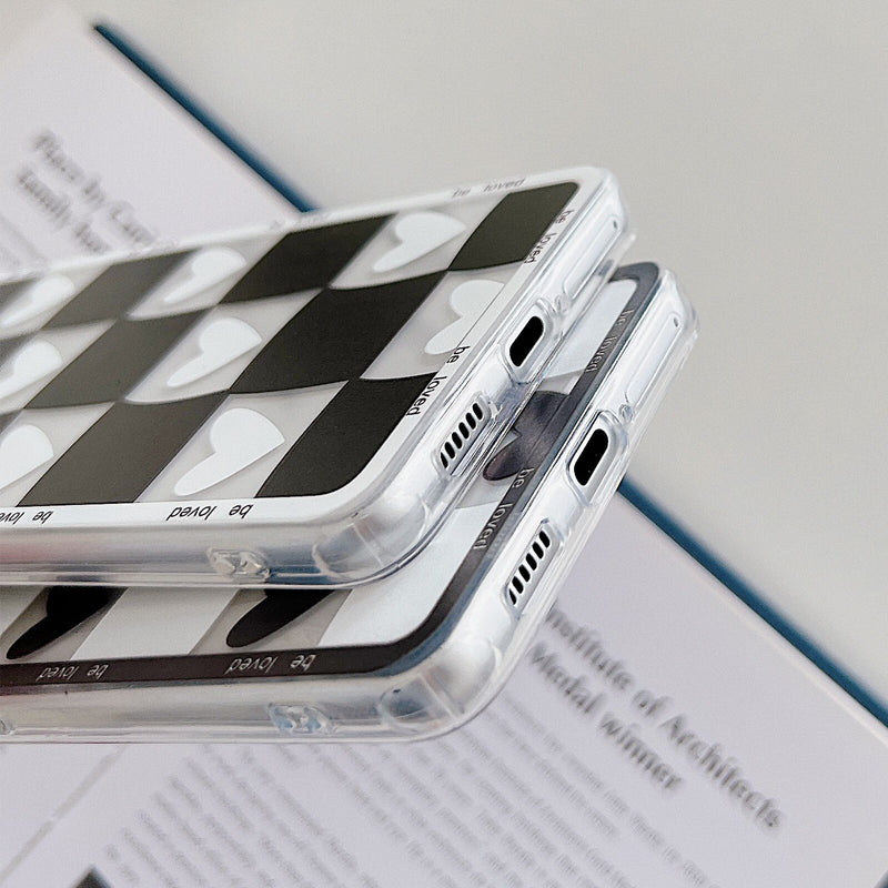 Fashion Lattice Heart Samsung Galaxy Case - HoHo Cases