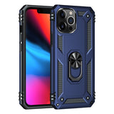 Shockproof Armor iPhone Case with Magnetic Metal Ring