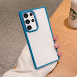 Armor Shockproof Matte Clear Samsung Case - HoHo Cases Samsung Galaxy S23 / Blue Green