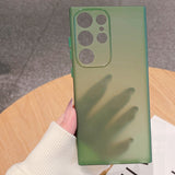 Matte Transparent Ultra Thin Samsung Case - HoHo Cases Samsung Galaxy S23 / Dark Green