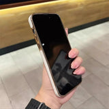 Luxury Logo Hole iPhone 15 Cases