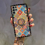 Ethnic Style Ring Stand Holder Samsung Galaxy Case - HoHo Cases
