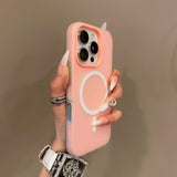 Luxury Candy Color MagSafe Matte iPhone Case