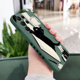 Naughty Cat Samsung Galaxy Case - HoHo Cases Samsung Galaxy S23 Ultra / Dark Green 1 / China