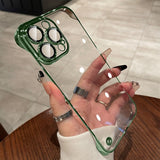 Luxury Ultra Thin Plating iPhone Case - HoHo Cases Green / For iPhone 12