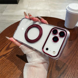 Transparent Rotating Holder Stand iPhone Case