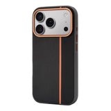 MagSafe Two Tone Spliced Leather iPhone Case