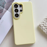 Liquid Silicone Flocking Protective Samsung Case