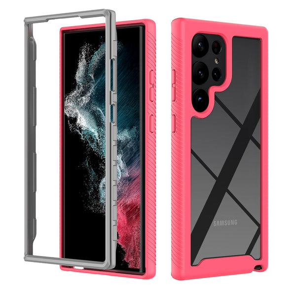 Luxury Shockproof Samsung Galaxy Case - HoHo Cases For Samsung Galaxy S23 Ultra / Hot Pink