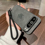 Fashion Maple Leaves Leather PU Google Pixel Case