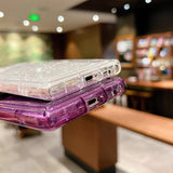 Soft TPU Glitter Transparent Samsung Case