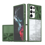 Shockproof Crystal Clear Samsung Galaxy Case - HoHo Cases For Samsung Galaxy S23 / Green