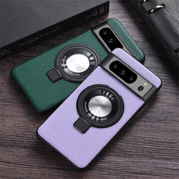 Luxury Litchi Pattern Magnetic Google Pixel Case